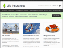 Tablet Screenshot of insurances.smartsearchfinance.com.au